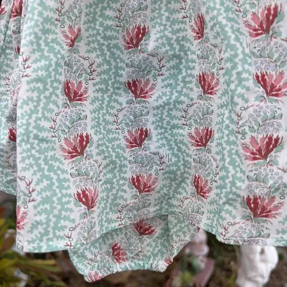 Hill House 12-18 months The Tiny Sienna Dress Trailing Vine Multi Cotton - Picture 5 of 7